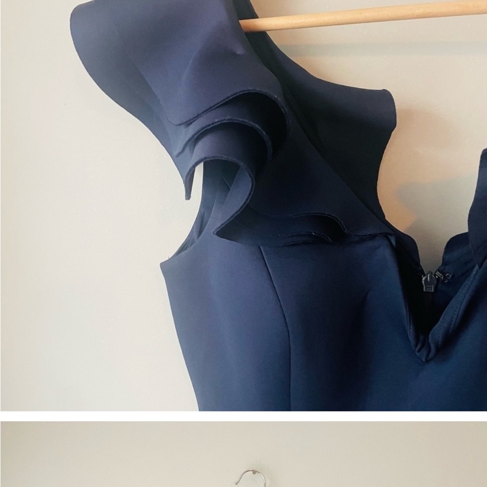 Eliza J Ruffled Cap Sleeve Bodycon Dress - Picture 4 of 5
